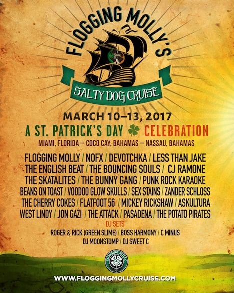 「Salty Dog Cruise 2017」フライヤー