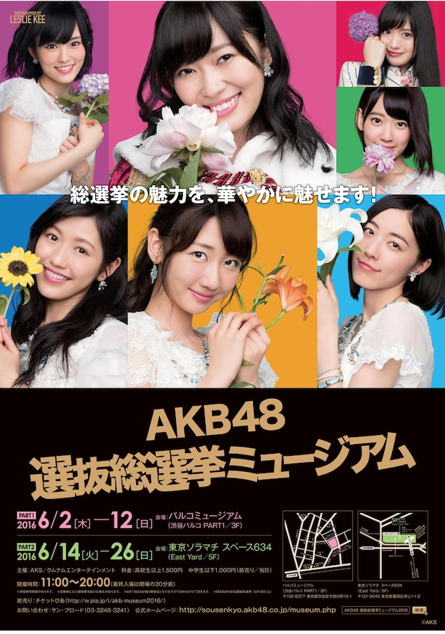 「AKB48 選抜総選挙ミュージアム」ポスタービジュアル (c)AKS