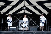 開会宣言をするRHYMESTER。（Photo by Yusuke Oishi)