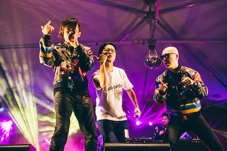 左からMummy-D、PUNPEE、宇多丸。（Photo by cherry chill will)