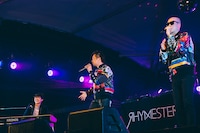 RHYMESTERとさかいゆう。（Photo by cherry chill will)