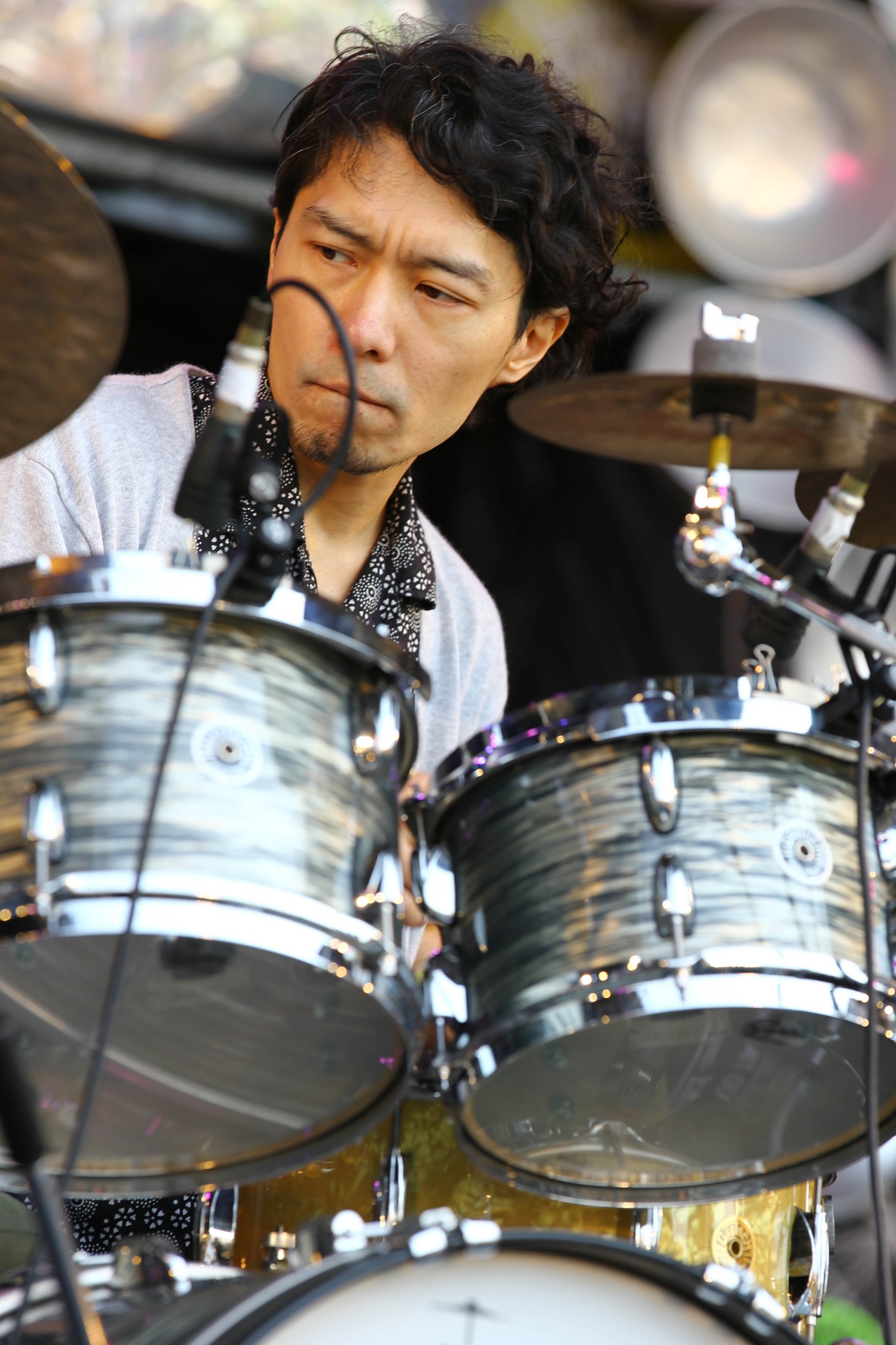 クラムボンの伊藤大助（Dr）。