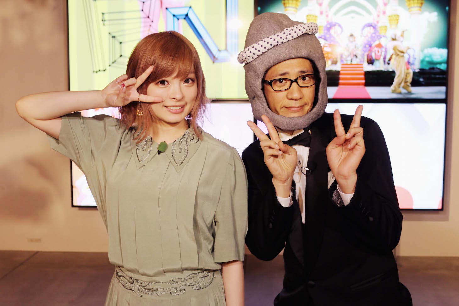 「V.I.P. -きゃりーぱみゅぱみゅ- 祝『KPP BEST』発売！石プレゼンツ なんだこれ博!!」収録時の様子。