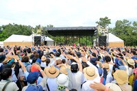 在日ファンクのライブの様子。