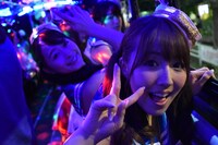 「Hummer Party Bus」車内の様子。