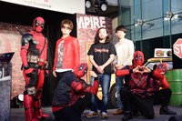 映画「デッドプール」公開直前プレミアイベントの様子。