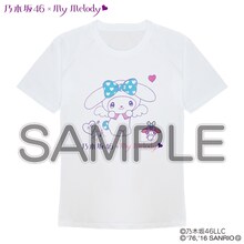 乃木坂46【西野七瀬】×マイメロディ オリジナルデザインTシャツサンプル画像