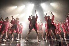 LinQ5周年祭「うちらのどんたQ～博多名物になりたいっちゃん！～」の様子。