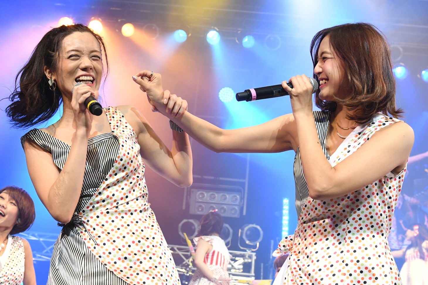 LinQ5周年祭「うちらのどんたQ～博多名物になりたいっちゃん！～」の様子。