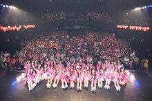 LinQ5周年祭「うちらのどんたQ～博多名物になりたいっちゃん！～」の様子。