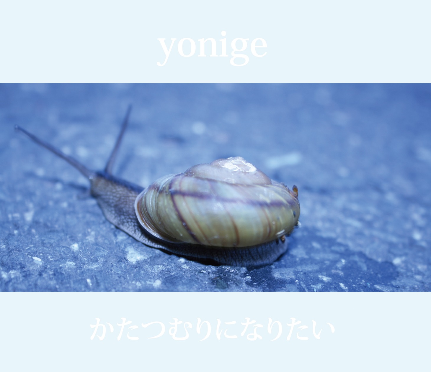 yonige「かたつむりになりたい」ジャケット