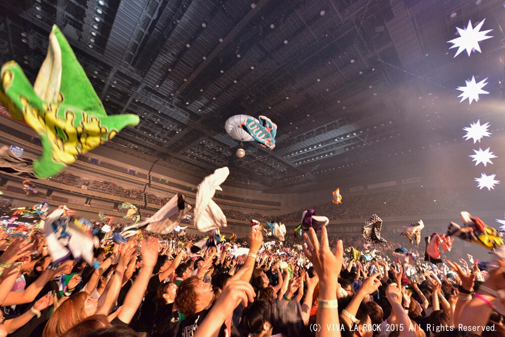 「VIVA LA ROCK 2015」の様子。