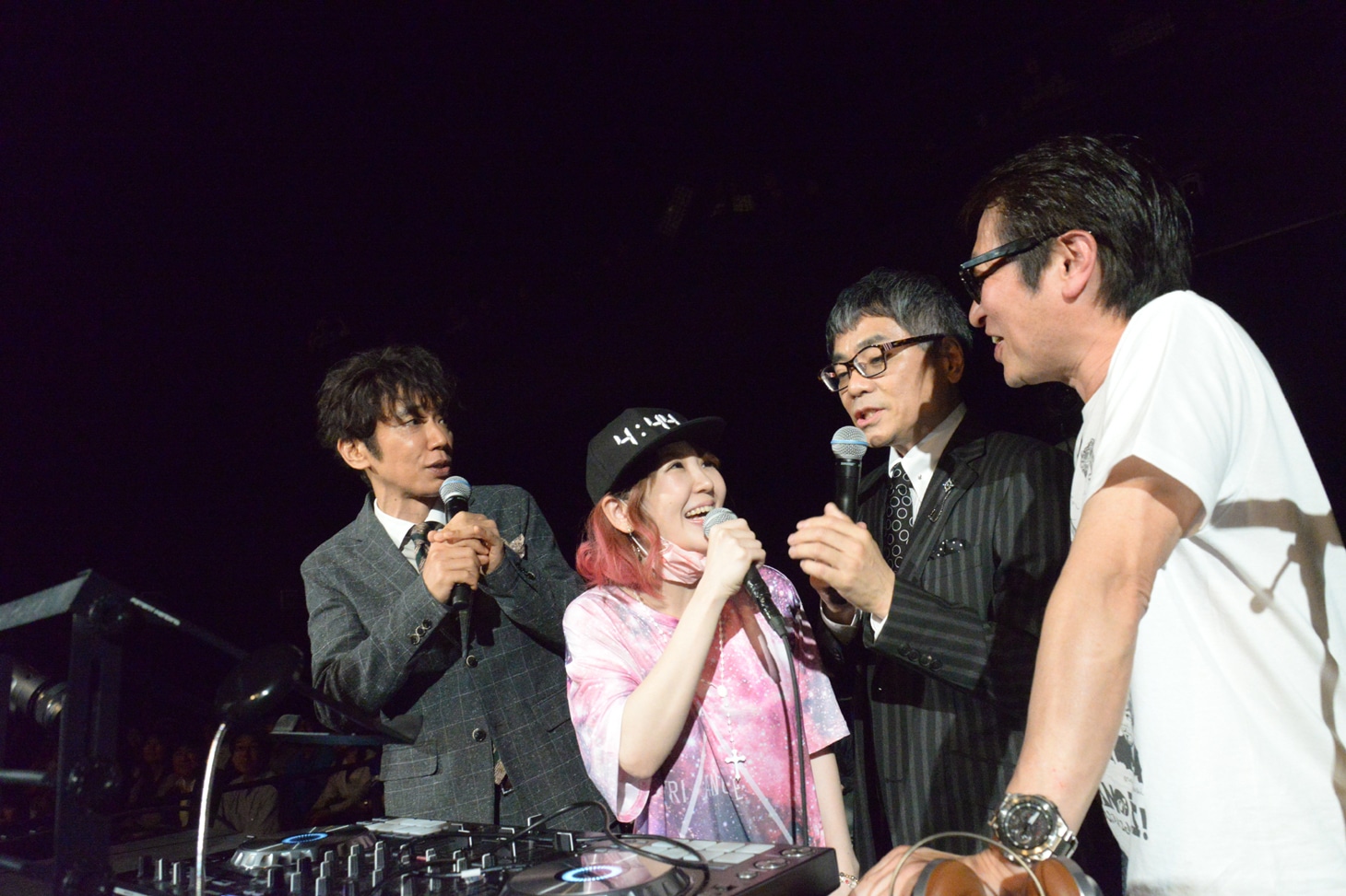左からユースケ・サンタマリア、大森靖子、いとうせいこう、高木完。 （撮影：浦田大作） (c)TBS