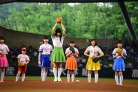 エビ中唯一の始球式経験者にして唯一のサウスポー、廣田あいか投手のピッチング。