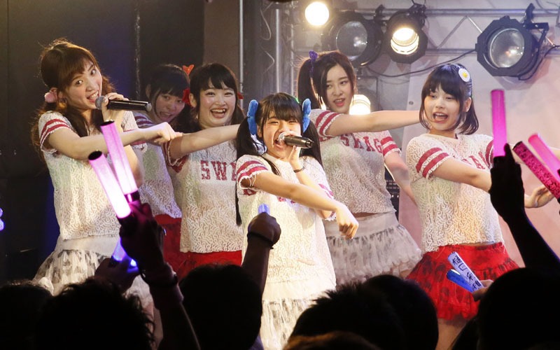 ベースボールガールズ復活記念ライブの様子。（写真提供：Mastard Records）