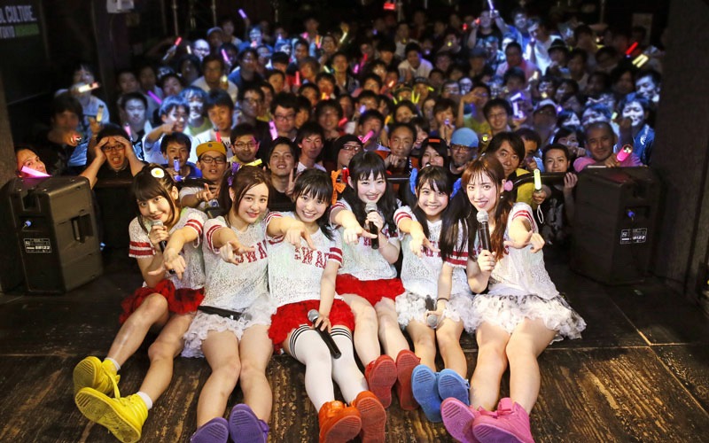 ベースボールガールズ復活記念ライブの様子。（写真提供：Mastard Records）