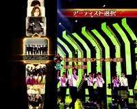 「フィーバー a-nation」SOLIDEMOアーティスト選択の様子。