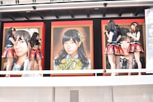「AKB48選抜総選挙ミュージアム」オープニングセレモニーの様子。