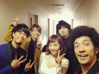 BRADIOと収録日が同じだった華原朋美（中央）。