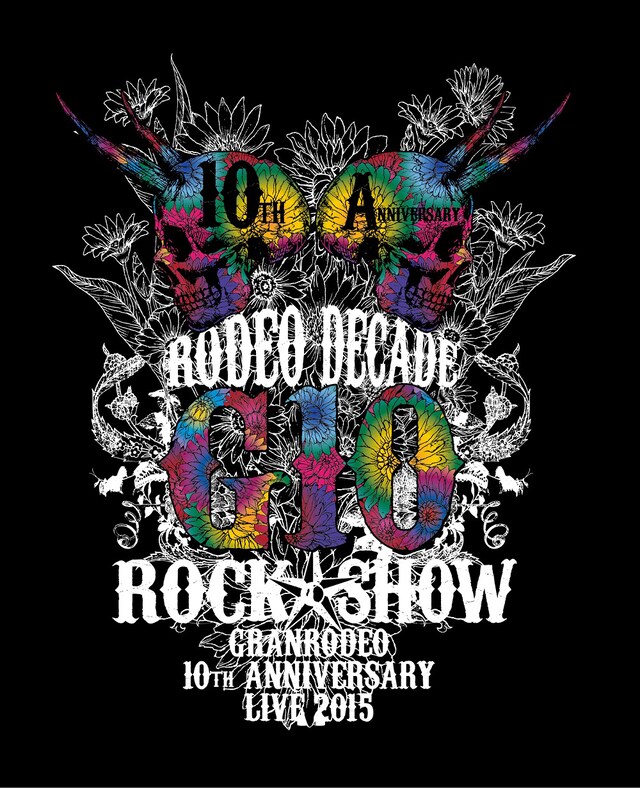 GRANRODEO「GRANRODEO 10th ANNIVERSARY LIVE 2015 G10 ROCK☆SHOW -RODEO DECADE-」Blu-ray盤ジャケット
