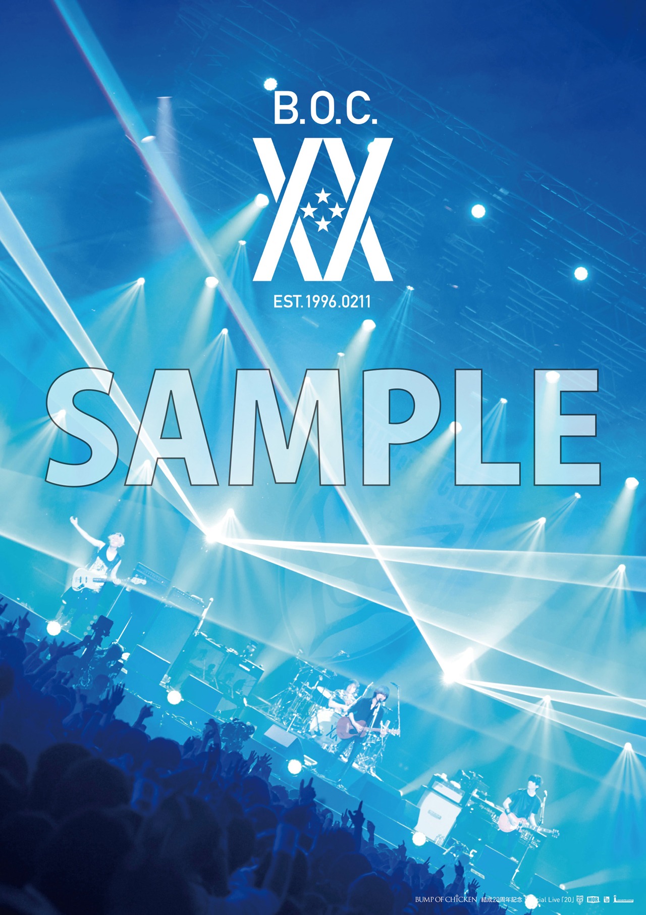 「BUMP OF CHICKEN結成20周年記念Special Live『20』」そのほかCDショップ＆通販サイト予約者特典ポスターデザイン