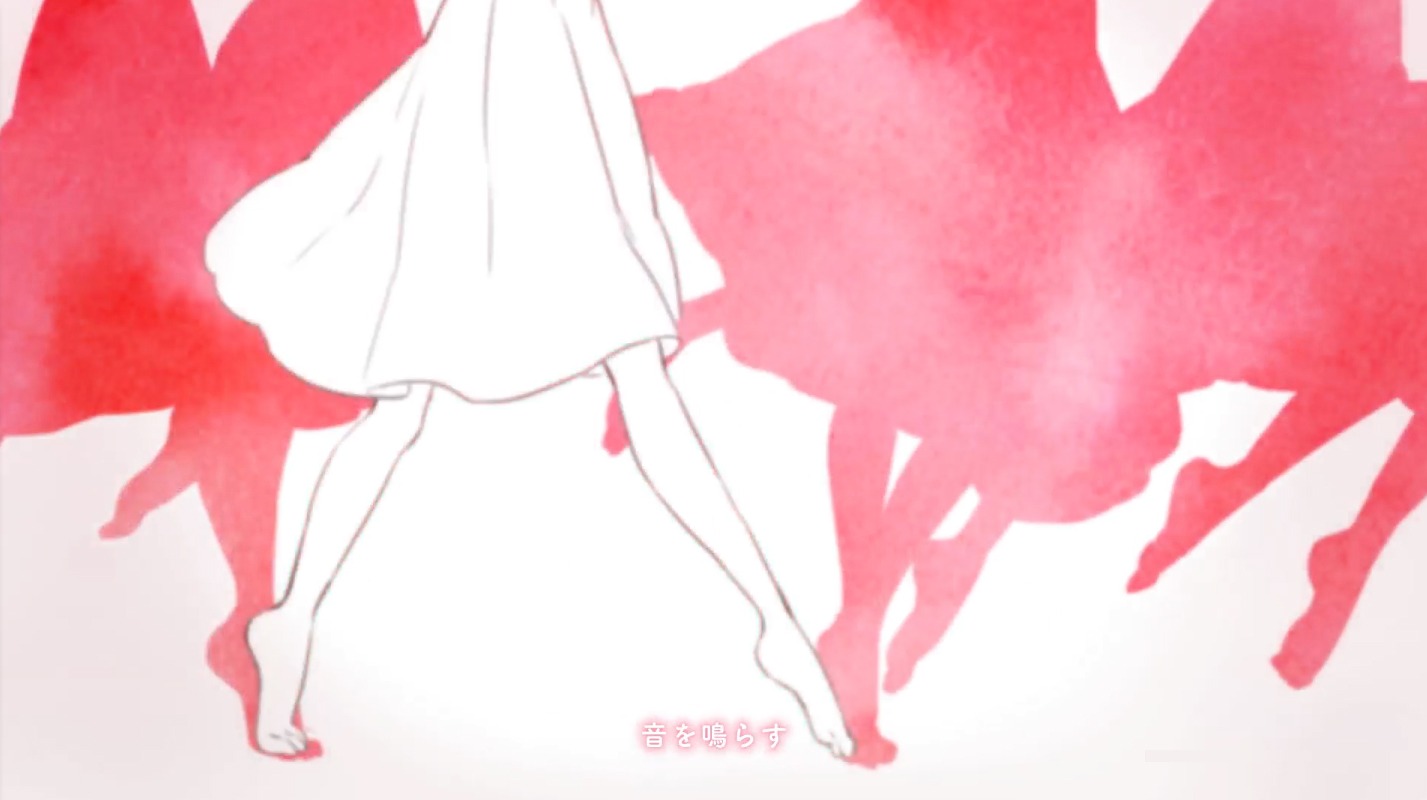 n-bunaの最新動画「花降らし」のワンシーン。