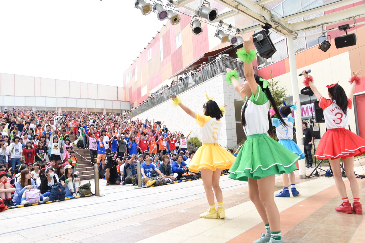 「ときめき▽宣伝部～3rd SEASON～『むてきなツアー』」最終公演の様子。