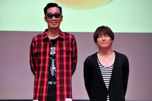 左から黒田俊介、小渕健太郎。