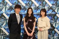 左より渡部建（アンジャッシュ）、足立梨花、森高千里。 (c)フジテレビ
