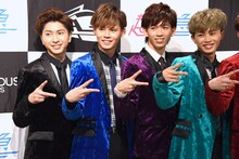 左からコーイチ、カイ、リョウガ、タクヤ。