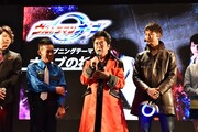 「新番組ウルトラマンオーブ制作発表会」の様子。
