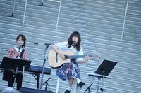 藤原さくらフリーライブの様子。