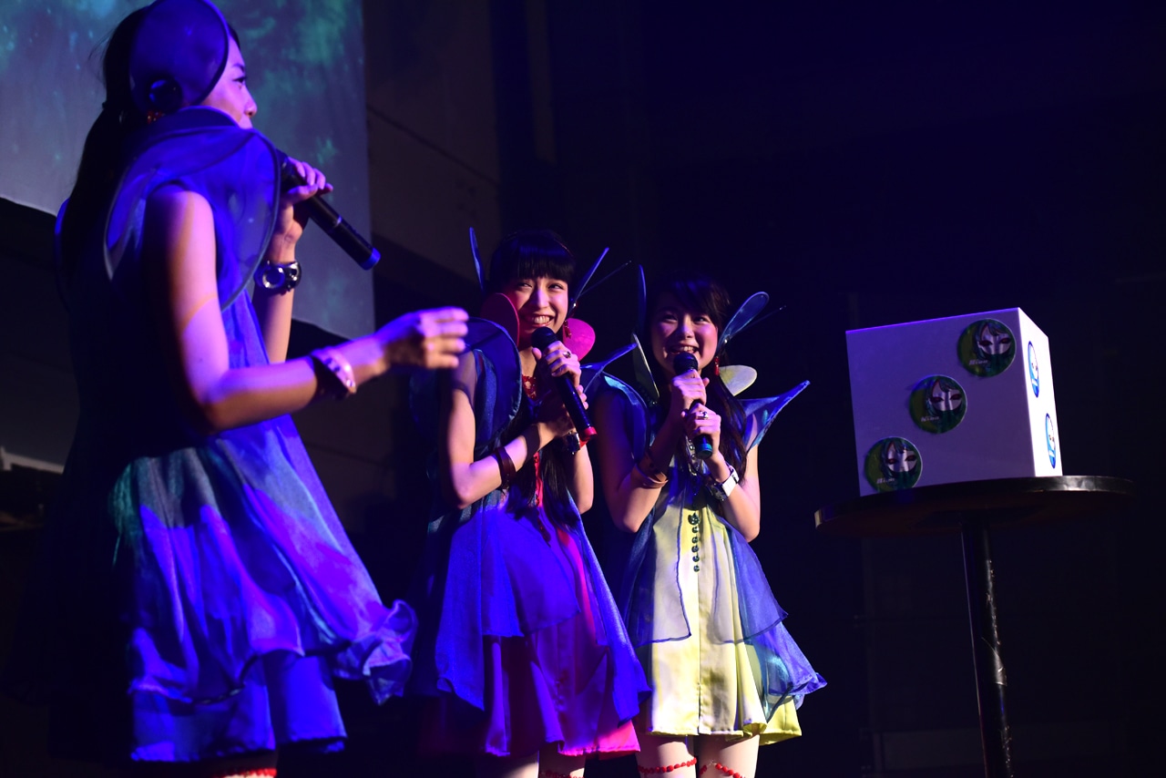 トークコーナーの様子。