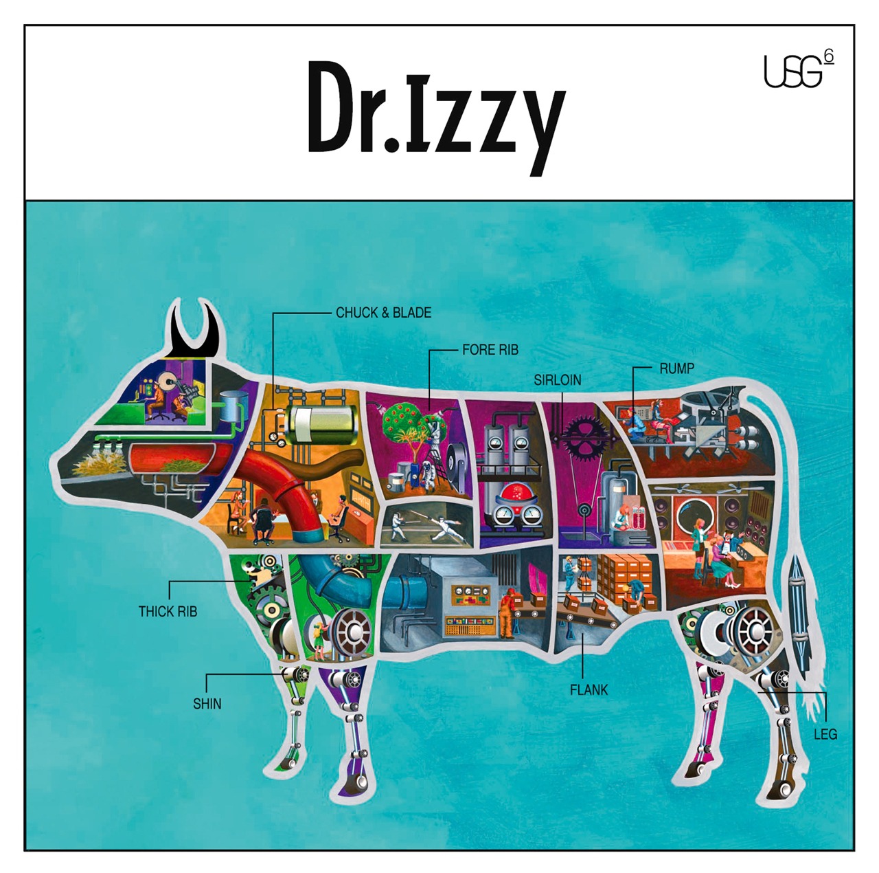 UNISON SQUARE GARDEN「Dr.Izzy」通常盤ジャケット