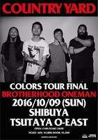 「COLORS TOUR FINAL “BROTHERHOOD ONEMAN”」告知画像