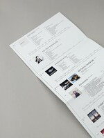 BOOM BOOM SATELLITES「LAY YOUR HANDS ON ME」初回限定盤に封入されるポスター型ディスコグラフィ。