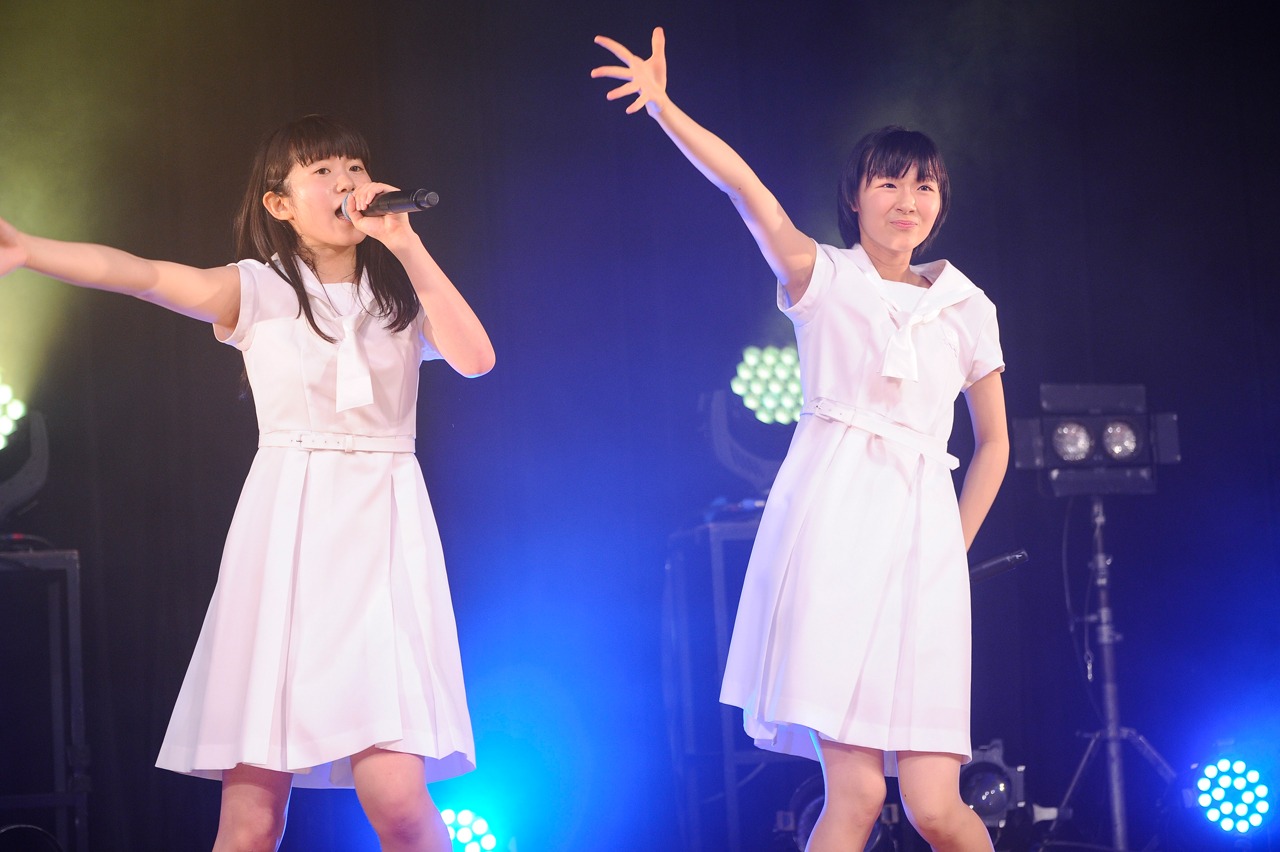 左から原田珠々華（アイドルネッサンス）、野本ゆめか（アイドルネッサンス）。（Photo by KAYOKO YAMAMOTO）