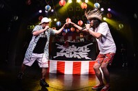 サイプレス上野とサイトウ“JxJx”ジュン。（撮影：高田梓）