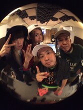 左からどぼんどぼんど、サイプレス上野、SHINCO（スチャダラパー）。