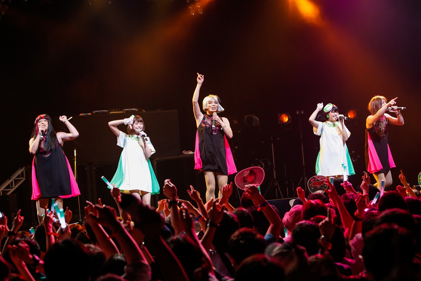 危険日チャレンジガールズ！とNegicco。（photo by Soshi Setani）