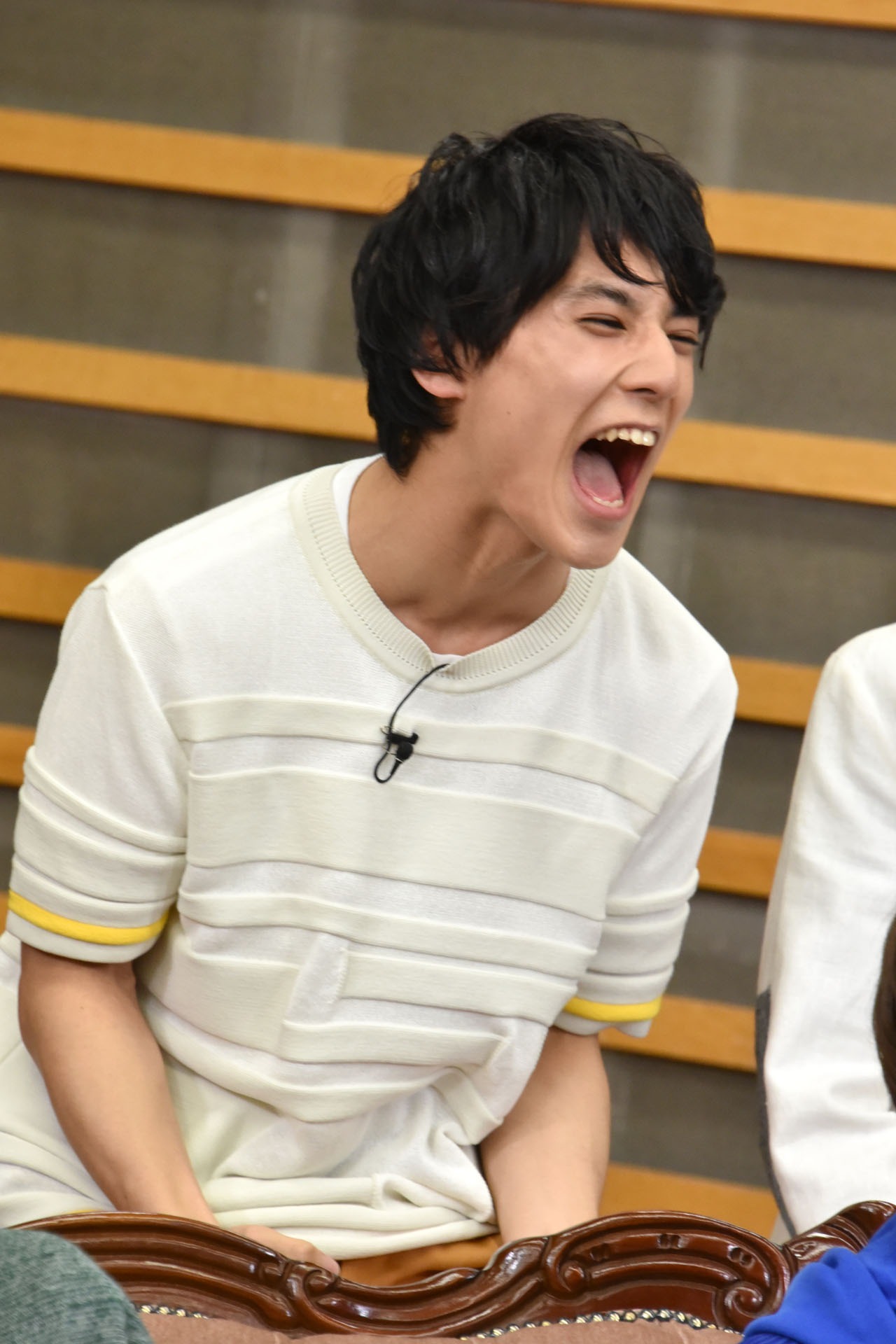 初回収録時のユースケ。