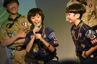 ライブを終え、感想を語るジョー（中央）とミロ（右）。