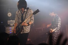BURNOUT SYNDROMES「Release Anniversary Tour～君を何処へだって連れて行く～ 東名阪ファイナルシリーズ」東京・GARRET udagawa公演の様子。（写真提供：EPICレコードジャパン）