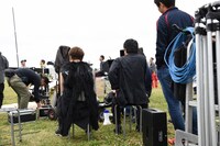 エステー「消臭力 Premium Aroma」CMのメイキングシーン。