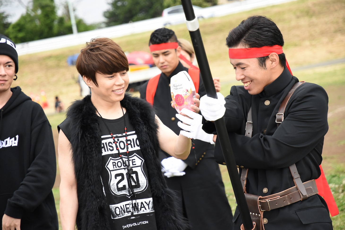 エステー「消臭力 Premium Aroma」CMのメイキングシーン。