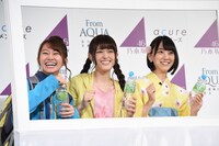 左から桜井玲香、松村沙友理、堀未央奈。
