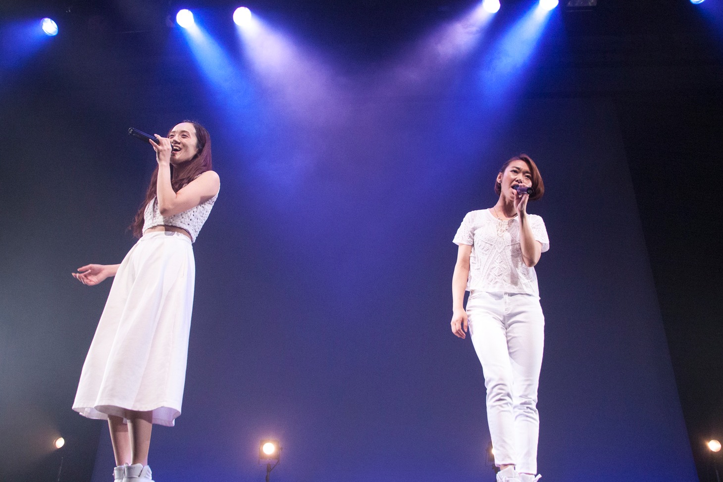 LinQ深瀬智聖、一ノ瀬みく卒業公演「ちせみくからの贈り物～Dear my LinQ～」の様子。（写真提供：ジョブ・ネット）