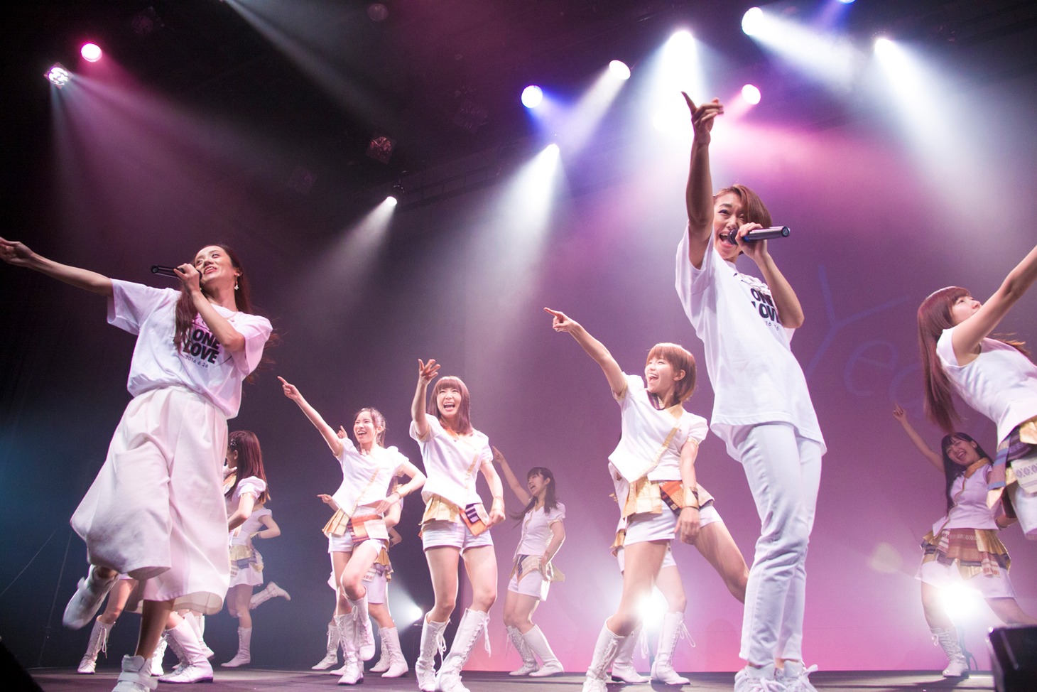 LinQ深瀬智聖、一ノ瀬みく卒業公演「ちせみくからの贈り物～Dear my LinQ～」の様子。（写真提供：ジョブ・ネット）