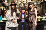 左からKenKen、ムッシュかまやつ、シシド・カフカ。
