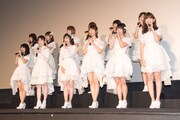 「存在する理由 DOCUMENTARY of AKB48」舞台挨拶の様子。